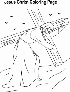 New Coloring Page: Jesus Christ Coloring Printable Page 3 For Kids ...