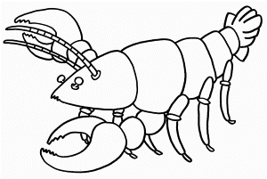Lobster Coloring Page - Free Coloring Pages For KidsFree Coloring