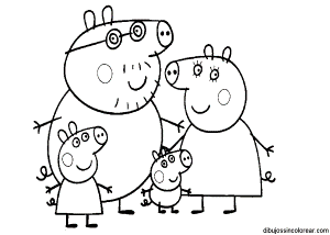 Maestra de Infantil: Peppa Pig. Dibujos para colorear.