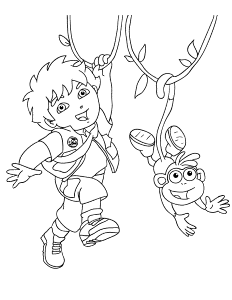 Free Printable Diego Coloring Pages For Kids