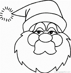 Christmas Santa Claus Coloring Pages 4 | Free Printable Coloring