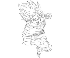 Goku 16 Coloring | Crafty Teenager