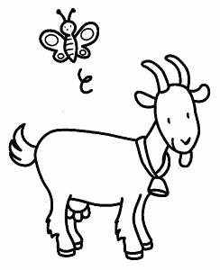 Goats Coloring Pages