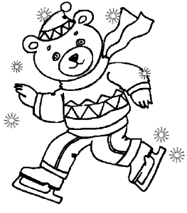Winter stuff Colouring Pages