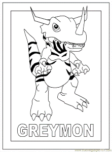 Coloring Pages Digimon Coloring Pages 56 (Cartoons > Digimon