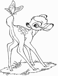 Bambi Coloring Pages 22 | Free Printable Coloring Pages