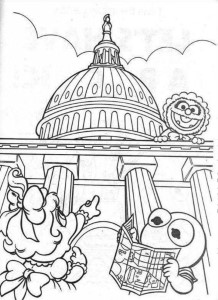 Funny: Lovely Muppet Babies In Italy Coloring Page Coloringplus