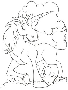 Unicorns Coloring Pages for Kids- Printable Coloring Book for Kids