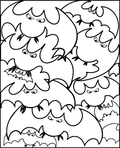 Bats-coloring-pages-1 | Free Coloring Page Site