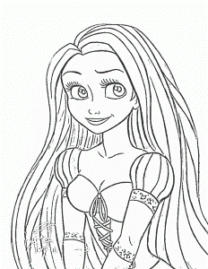 Tangled Rapunzel Coloring Sheets | coloring pages