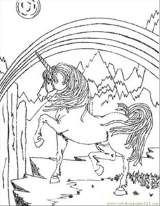 Coloring Pages Unicorn Sentr (Cartoons > Unicorn) - free printable
