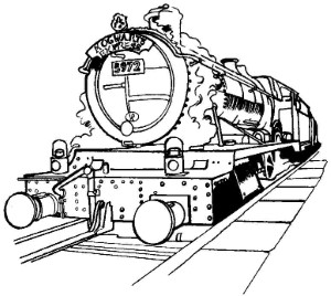 paragraph train paint Colouring Pages (page 3)