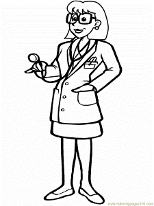 Coloring Pages Doctor (Peoples > Doctors) - free printable