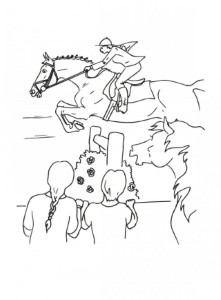 Race Horse Coloring Pages Kids Kids Colouring Pages 234643 Race