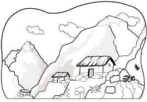 Printable mountain-coloring-page 