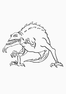 Coloring Page - Monster coloring pages 21