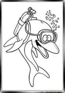 Free Dolphin Coloring Pages Lucylearns Original Printable