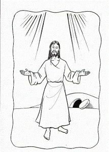 Resurrection Of Jesus Coloring Pages Resurrection Of Jesus 113698