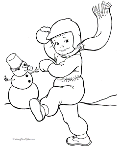 Free Winter Coloring Pages - Free Printable Coloring Pages | Free