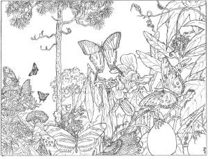 lets coloring ~ Enchanted Forest Coloring Bookages Extraordinary ...
