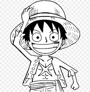 luffy coloring pages - one piece luffy coloring pages PNG ...