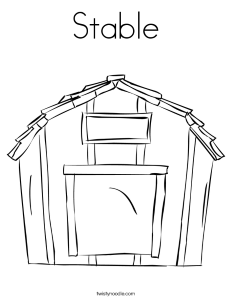 Barn Coloring Page - Twisty Noodle