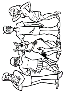 Scooby Doo Coloring Page Scoobydoo Tattoo Page 2
