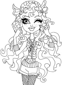 Best 100 Printable Monster High Coloring Pages for Kids | COLORING WS
