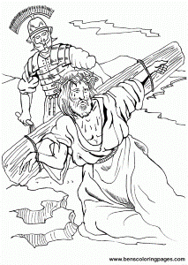 Calvary hill bible coloring page.