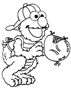 Cool Elmo Coloring Pages