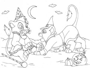 Print The Lion King Halloween Coloring Pages Or Download The Lion