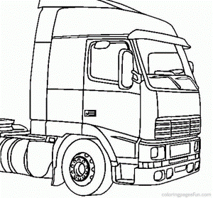 truckers Colouring Pages (page 2)