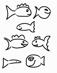 Experimental Katie: Fish Coloring sheet