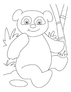 Sophisticated panda coloring pages | Download Free Sophisticated