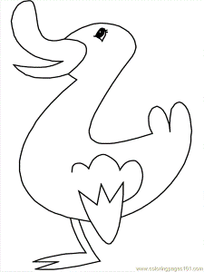 Coloring Pages Coloring Pages Duck200 (Birds > Ducks) - free