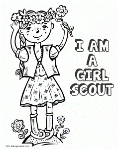 Girl Scout Coloring Book