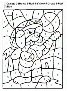 Color By Number Coloring Pages Drawing And Coloring For Kids