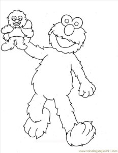 Coloring Pages Elmo Coloring Pages 2 Full (Cartoons > Elmo) - free
