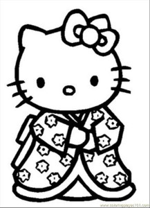 Coloring Pages Hellokitty (Cartoons > Hello Kitty) – freeHello