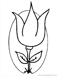 cartoon flowers Colouring Pages