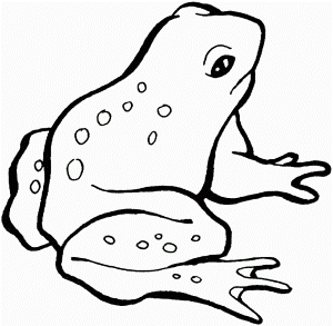 Dotted Pattern Frog Coloring Page: dotted-pattern-frog-coloring