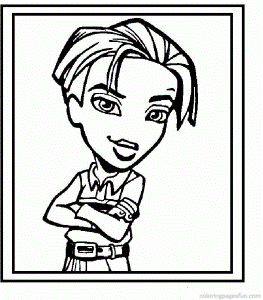 Bratz Boys Coloring Pages 10 | Free Printable Coloring Pages