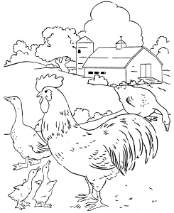 Coloring page - Farm life | VBS