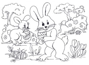 Easter Coloring Pages Hop LetsColoring 258938 Easter Coloring