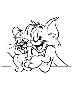 Download Coloring Pages For Kids Tom And Jerry Good Friend Or