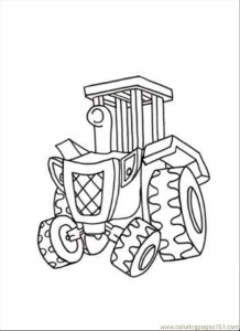 Coloring Pages Travis (Cartoons > Bob the Builder) - free