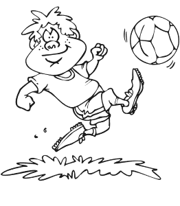 Free Printable soccer kids coloring pages to Print | coloring pages