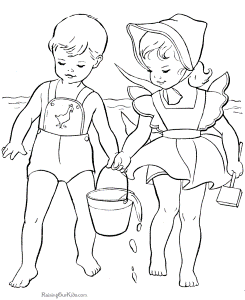 Free Printable Beach Coloring Pages | Other | Kids Coloring Pages