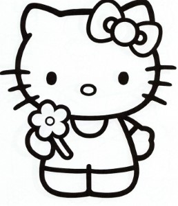 Hello Kitty Printable Coloring Pages Sheets - Birthday Party