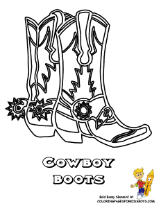 Cowboy Coloring | Free | Coloring For Kids | Westerns | America